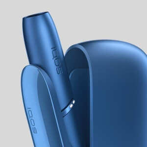 IQOS 3 DUO blue device open