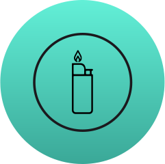 Icon for carrying a lighter