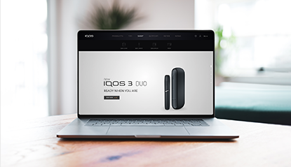 Image for online shopping at iqos.com