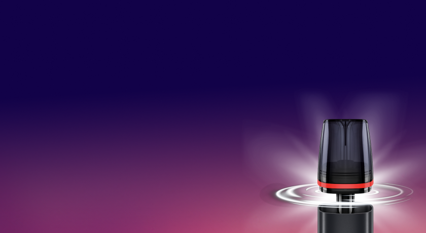VEEV inPRIME device on purple background