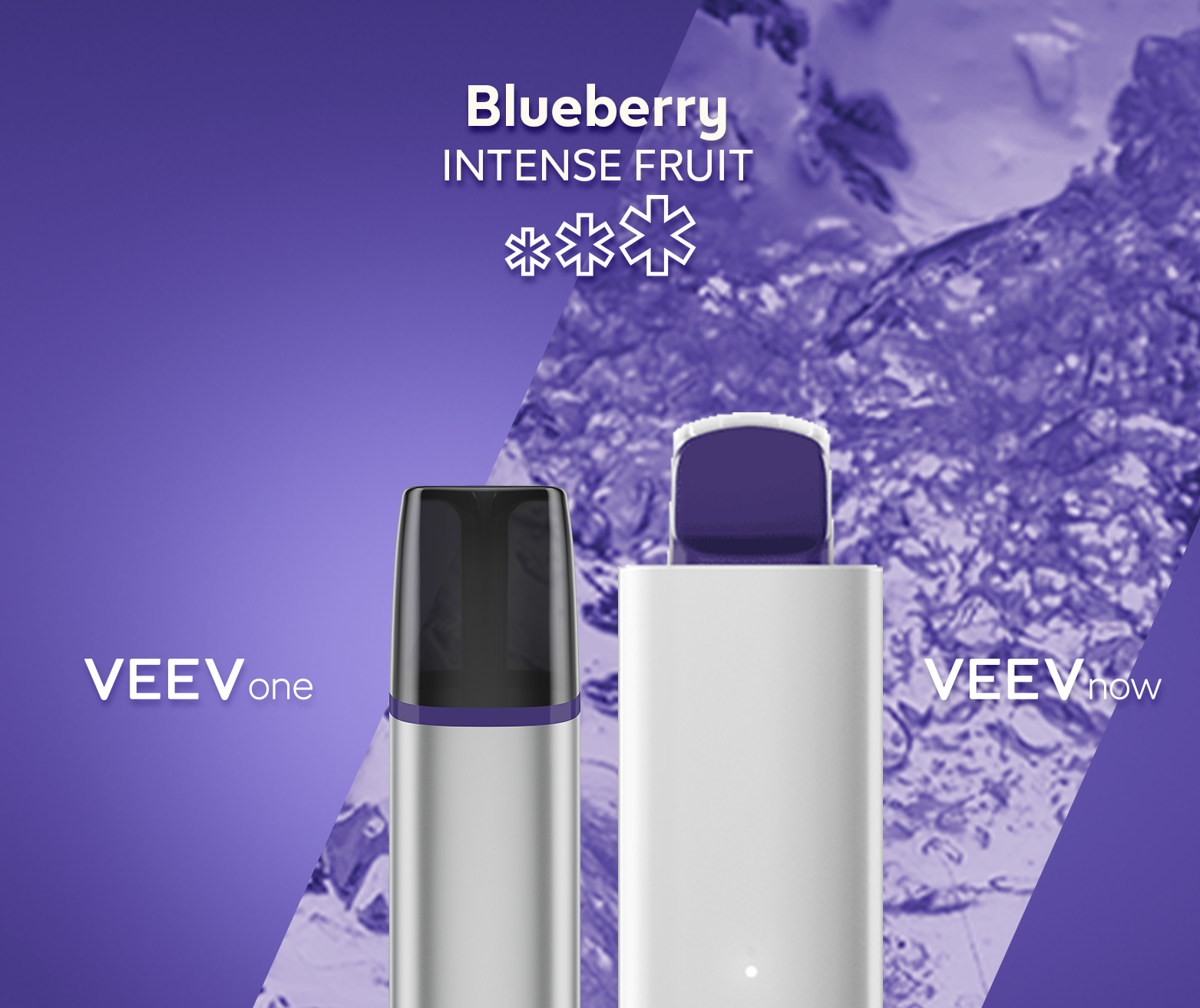 Bluebery VEEV ONE device and VEEV NOW 5 mL disposable- Intense Fruit