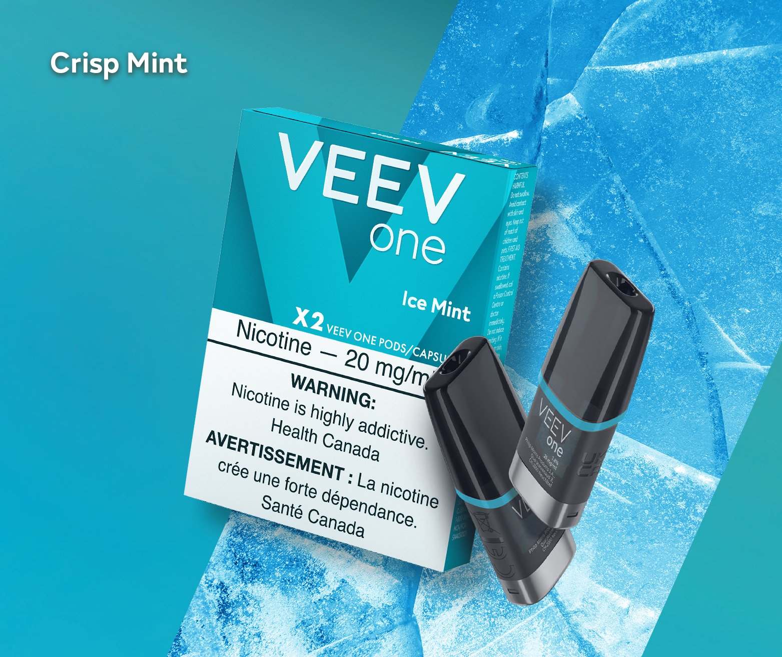 Buy VEEV ONE Ice Mint Pods | Mint E-Liquid