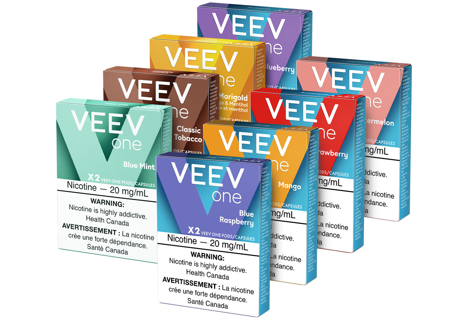 8 Packs of VEEV ONE Pods