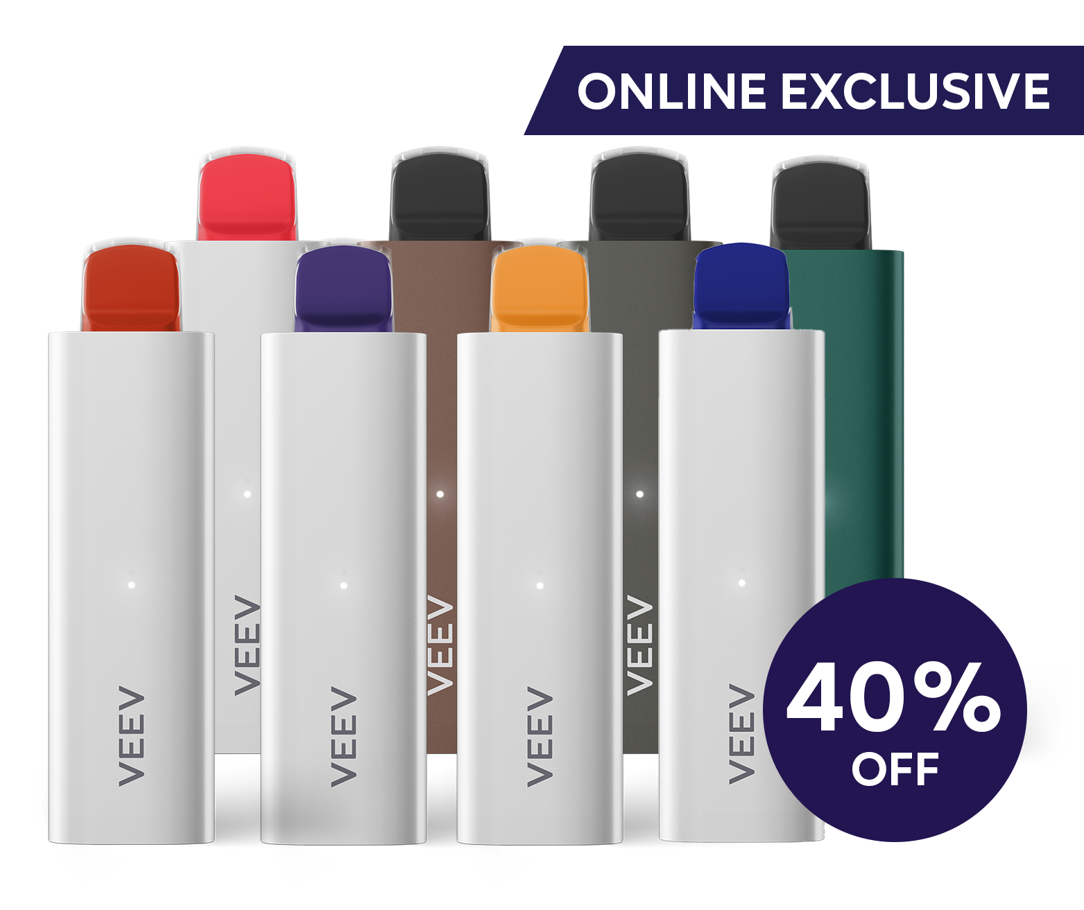 8 VEEV NOW 5ml disposables