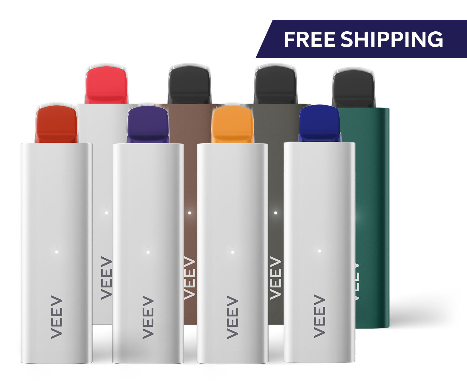 8 VEEV NOW 5ml disposables