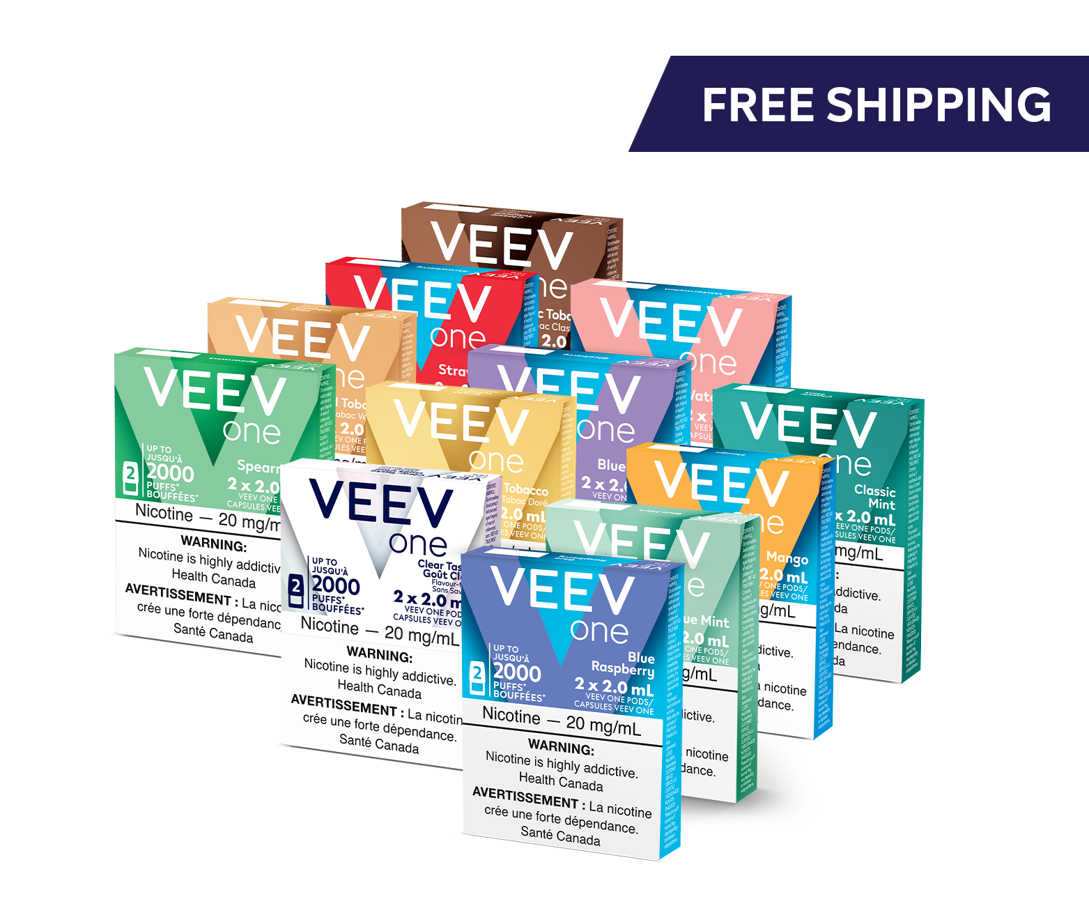 12 Packs of VEEV ONE Pods