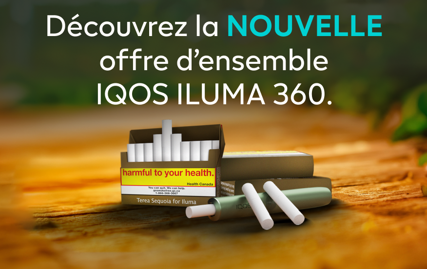 Dispositif IQOS ILUMA PRIME Jade Green avec les bâtonnets TEREA. 3 paquets de bâtonnets TEREA.