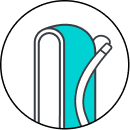 An illustration of a sleeves +