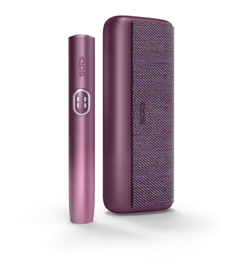 A Jade Green IQOS ILUMA PRIME Holder and Pocket Charger.