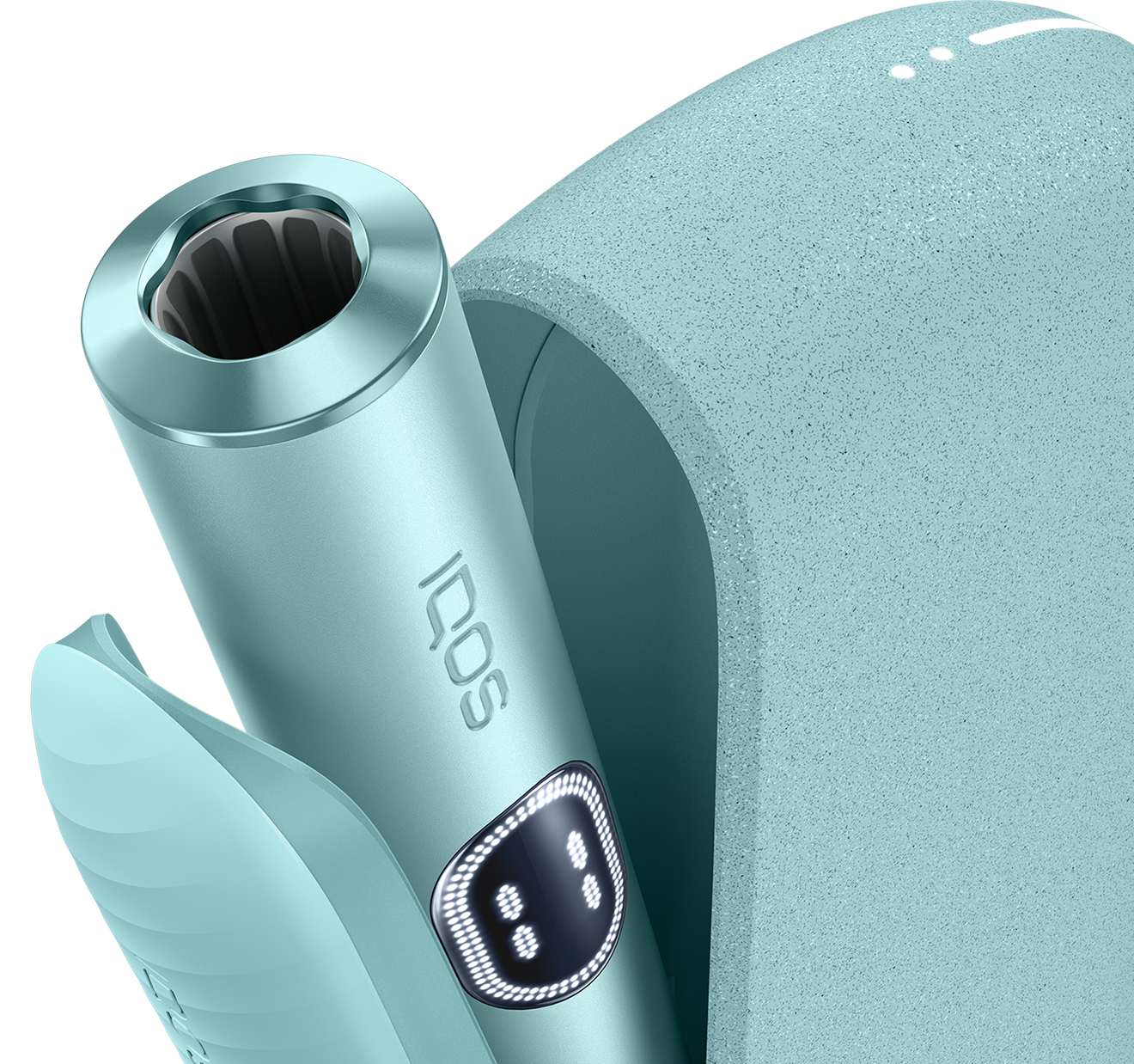 An IQOS ILUMA PRIME Pocket Charger and Holder.