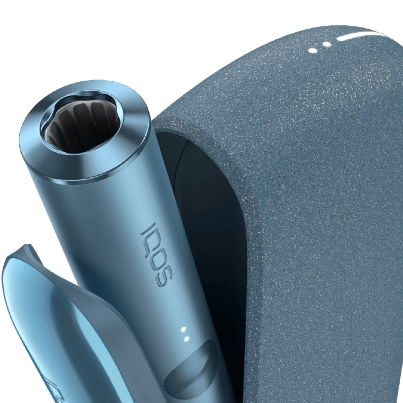An IQOS ILUMA PRIME Pocket Charger and Holder.