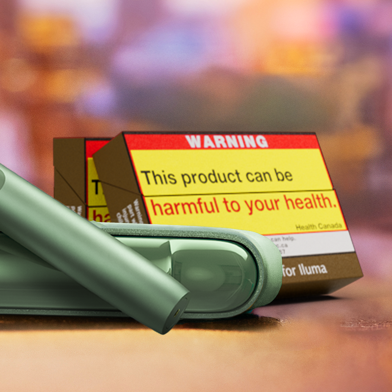An IQOS device with a pack of TEREA. 