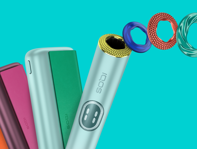 An IQOS ILUMA device with a TEREA stick inside.
