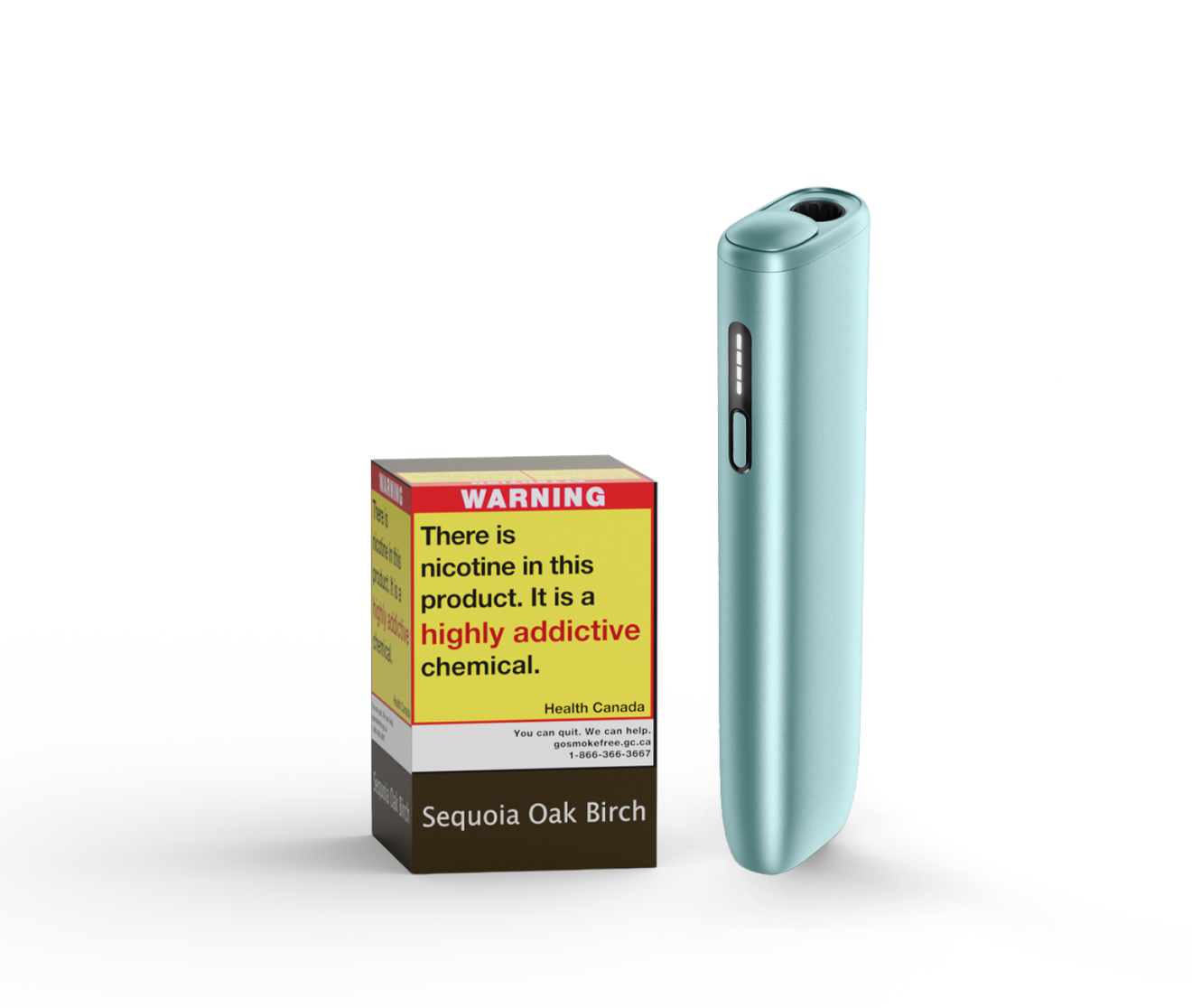 An IQOS ILUMA i ONE device with a carton of TEREA 54s