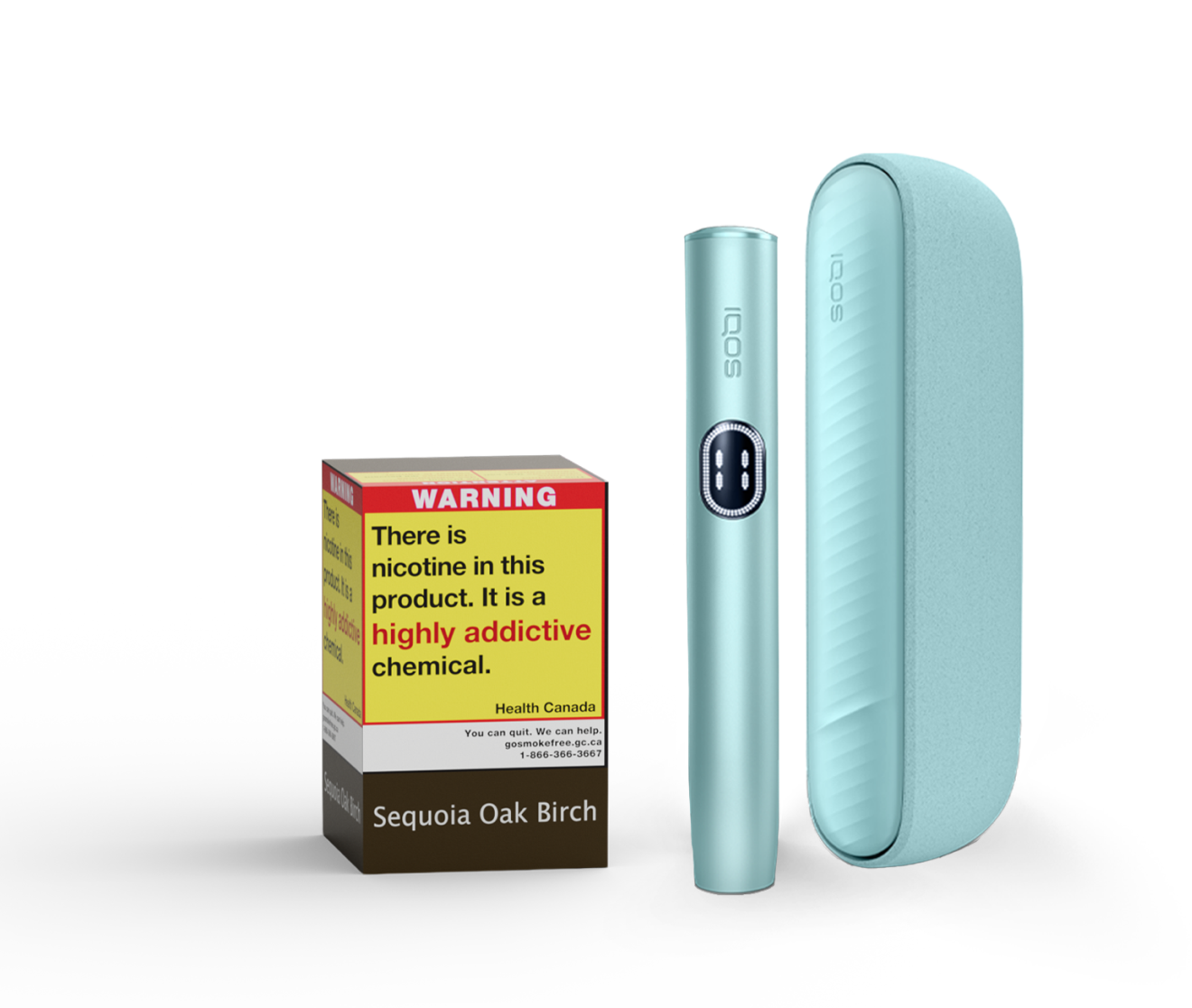 An IQOS ILUMA i Mid device with a carton of TEREA 54s