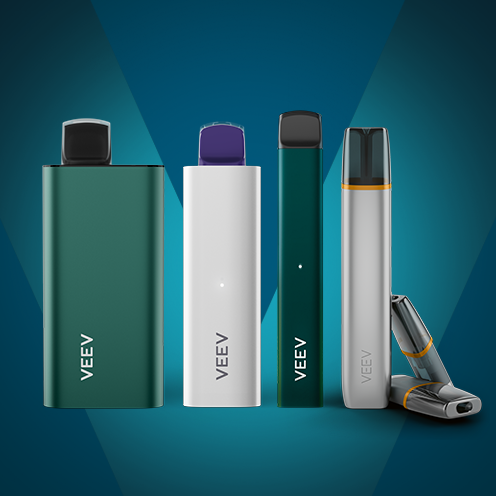 VEEV NOW disposables and a VEEV ONE pod device