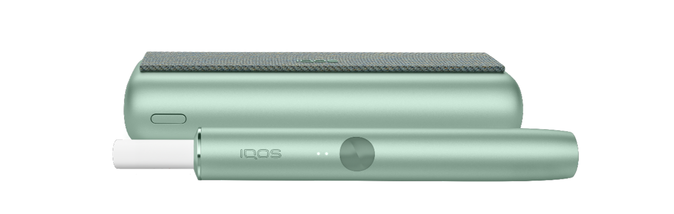 One horizontal IQOS ILUMA PRIME device with a TEREA stick inside