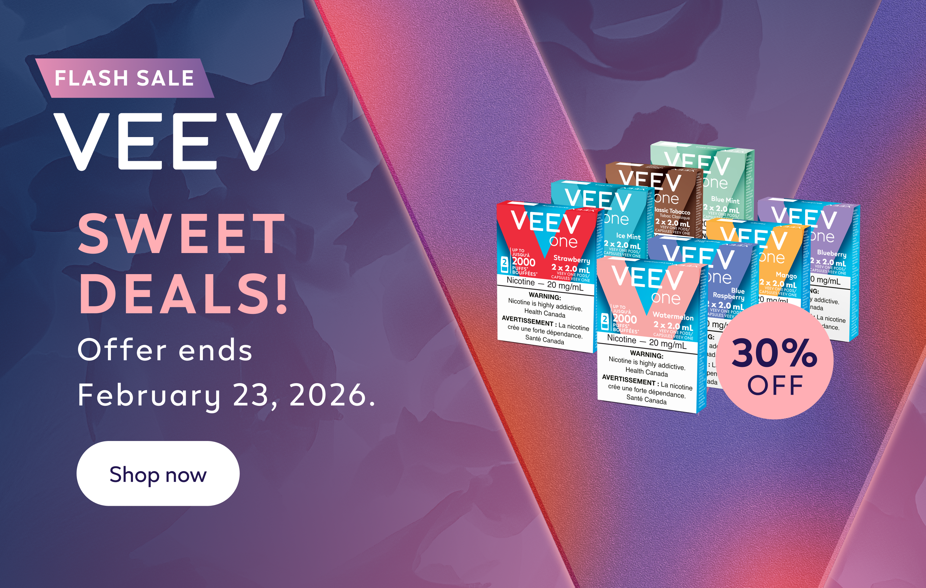 VEEV NOW ULTRA device on turquoise V background