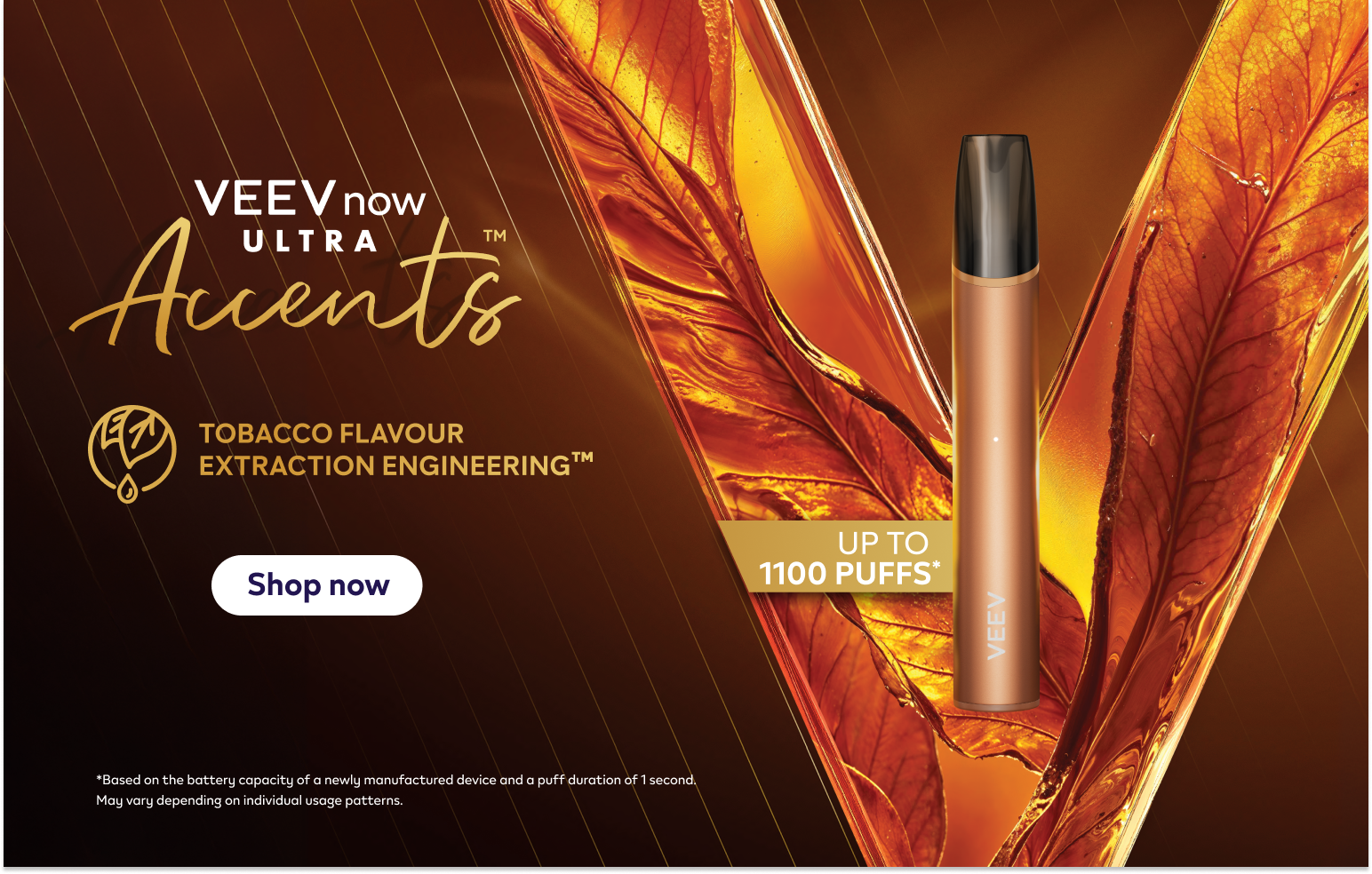 VEEV NOW disposables and VEEV ONE pod devices