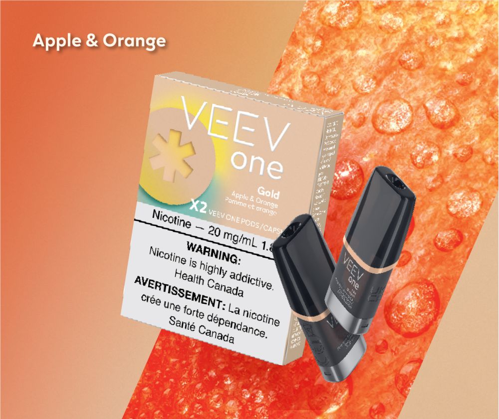One pack of VEEV ONE Gold vape pods