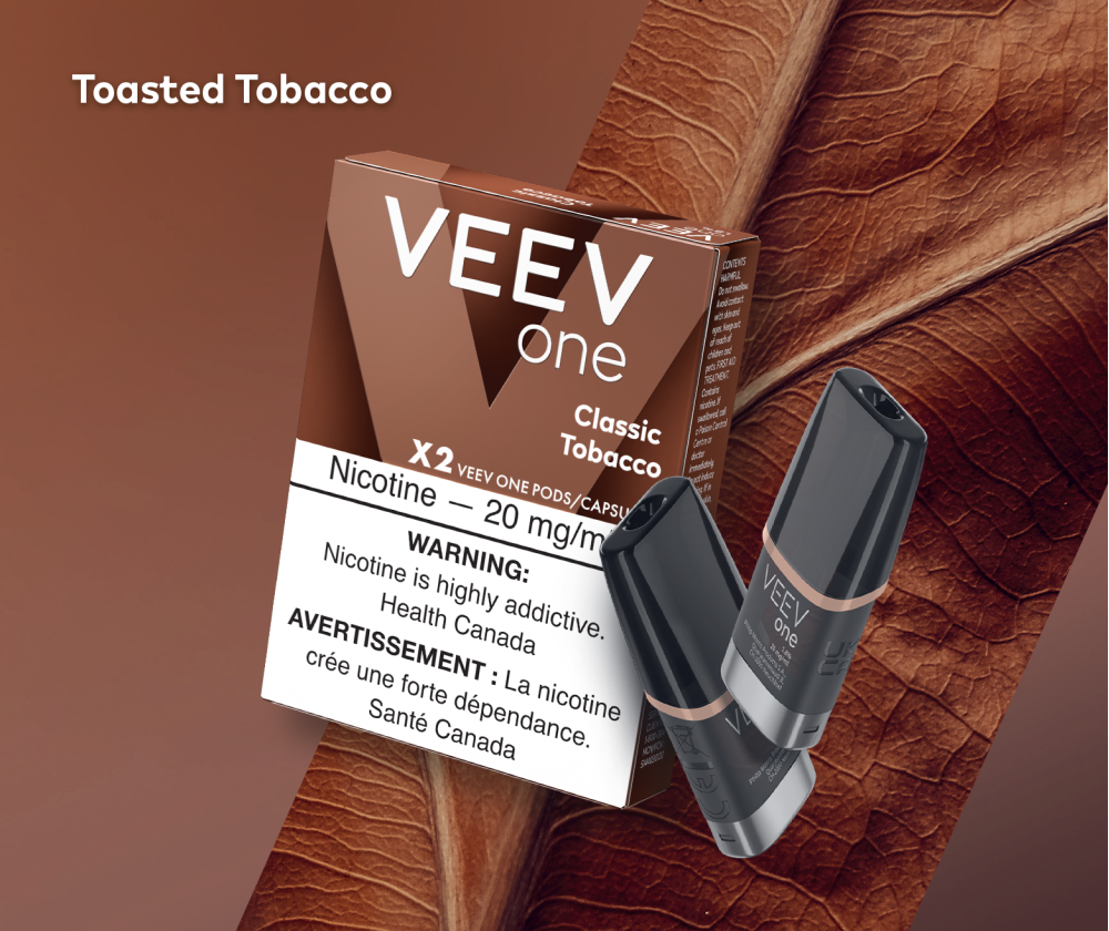 One pack of VEEV ONE Classic Tobacco vape pods
