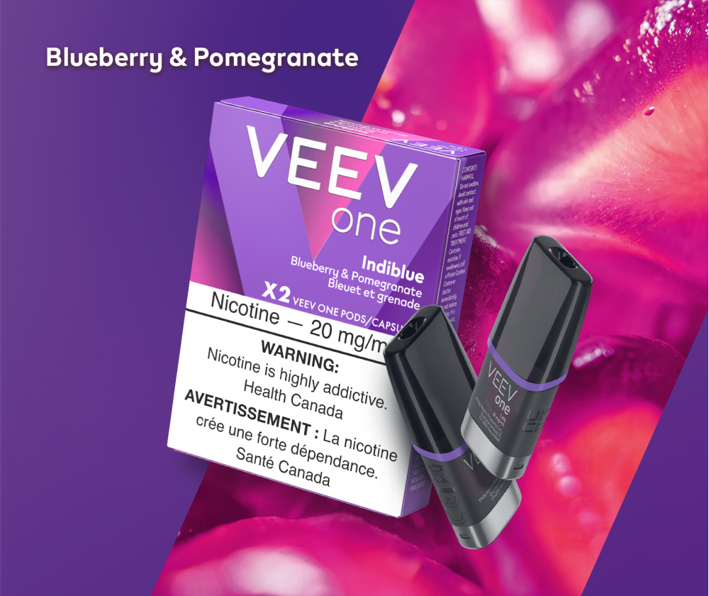 One pack of VEEV ONE Indiblue vape pods