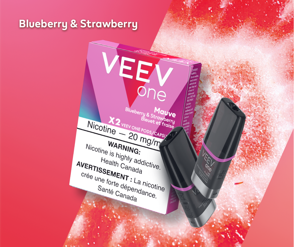 One pack of VEEV ONE Mauve vape pods