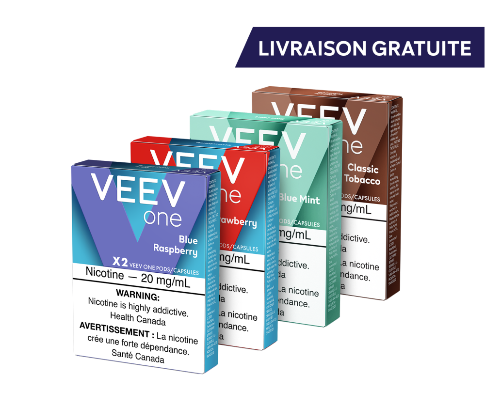 4 paquets de capsules VEEV ONE