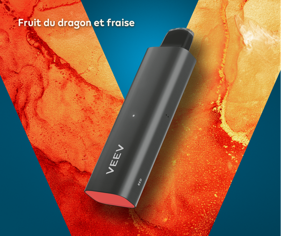 VEEV NOW- Red-  Appareil de 5 ml main