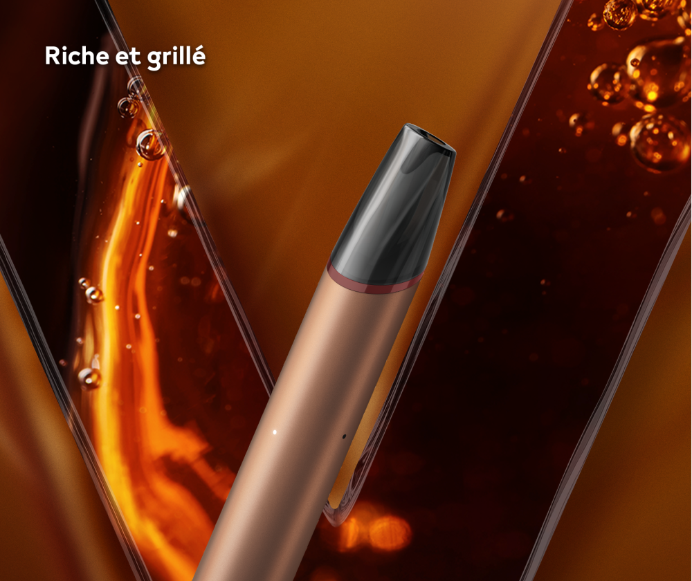 Appareil de vapotage jetable VEEV NOW ULTRA Accents à saveur Tabac riche 2 ml main