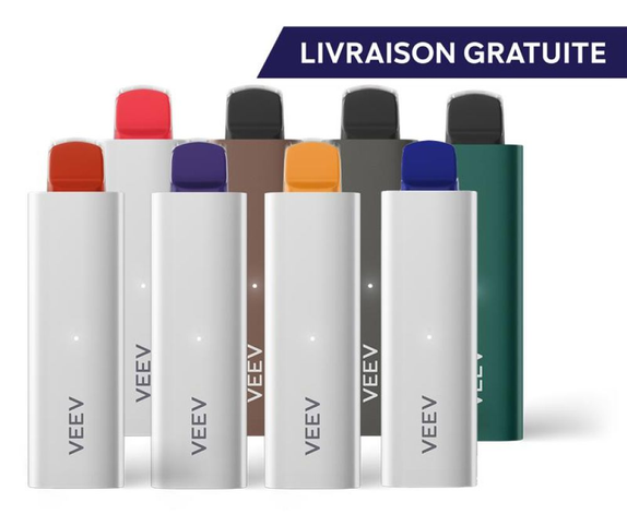 8 VEEV NOW jetables de 5 ml main