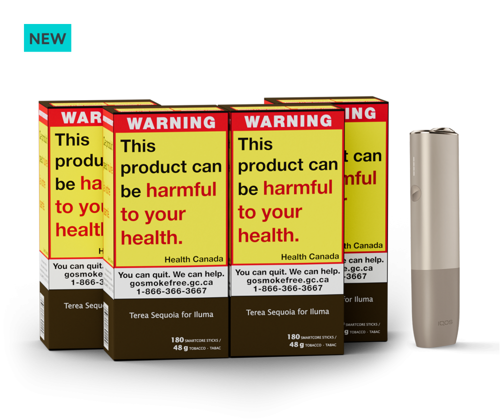 Four cartons of TEREA 180s and an IQOS ILUMA ONE device. Includes a “NEW” tag. main