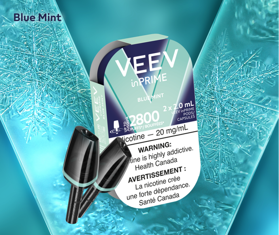 VEEV inPRIME-  Blue Mint Pods main