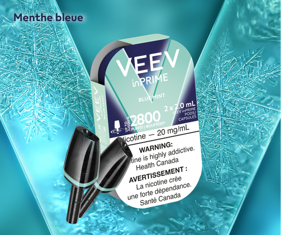 VEEV inPRIME-  Blue Mint Pods main