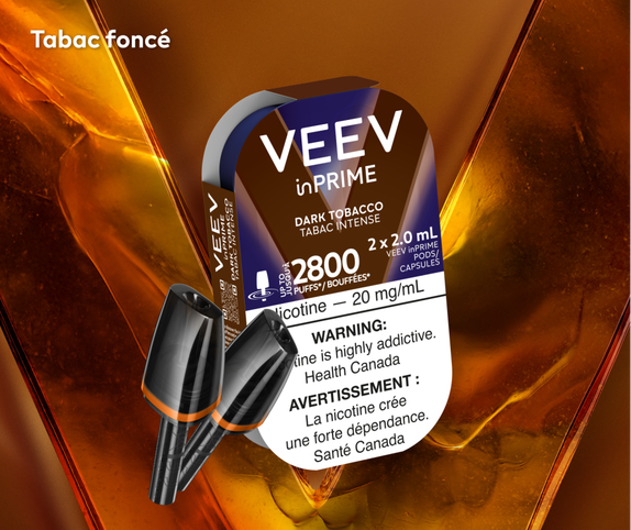 VEEV inPRIME- Dark Tobacco Pods main