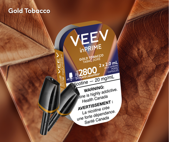VEEV inPRIME- Gold Tobacco Pods main