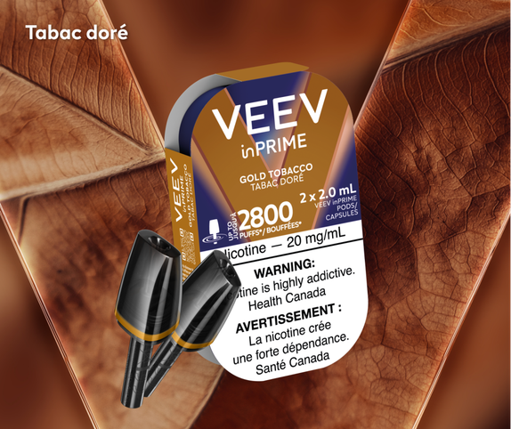 VEEV inPRIME- Gold Tobacco Pods main