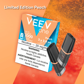 Pack of VEEV ONE Peach Pods