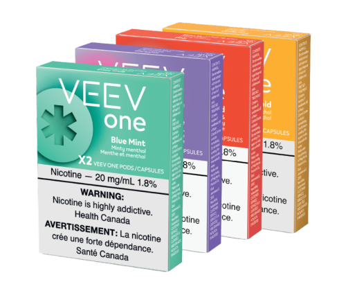 Four packs of VEEV ONE pods