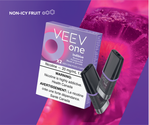 One pack of VEEV ONE Indiblue vape pods