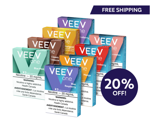 8 Packs of VEEV ONE Pods