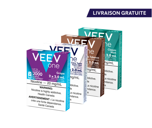 4 paquets de capsules VEEV ONE