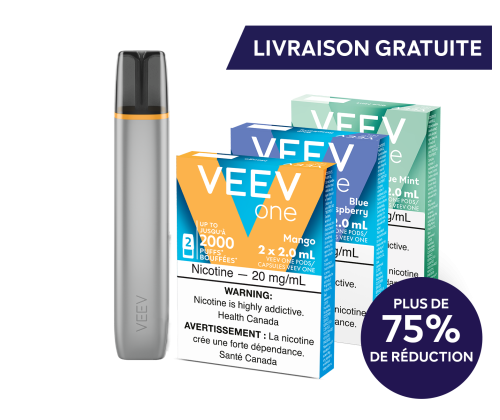 VEEV ONE device and 3 packs of VEEV ONE pods 