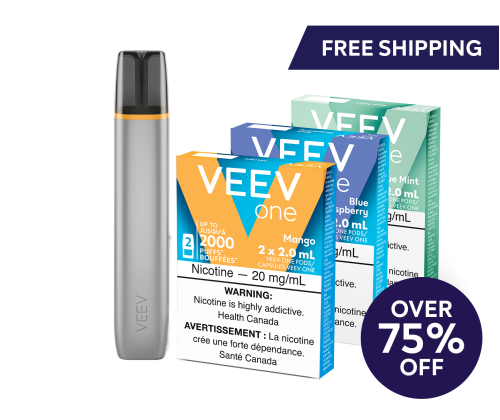VEEV ONE device and 3 packs of VEEV ONE pods 